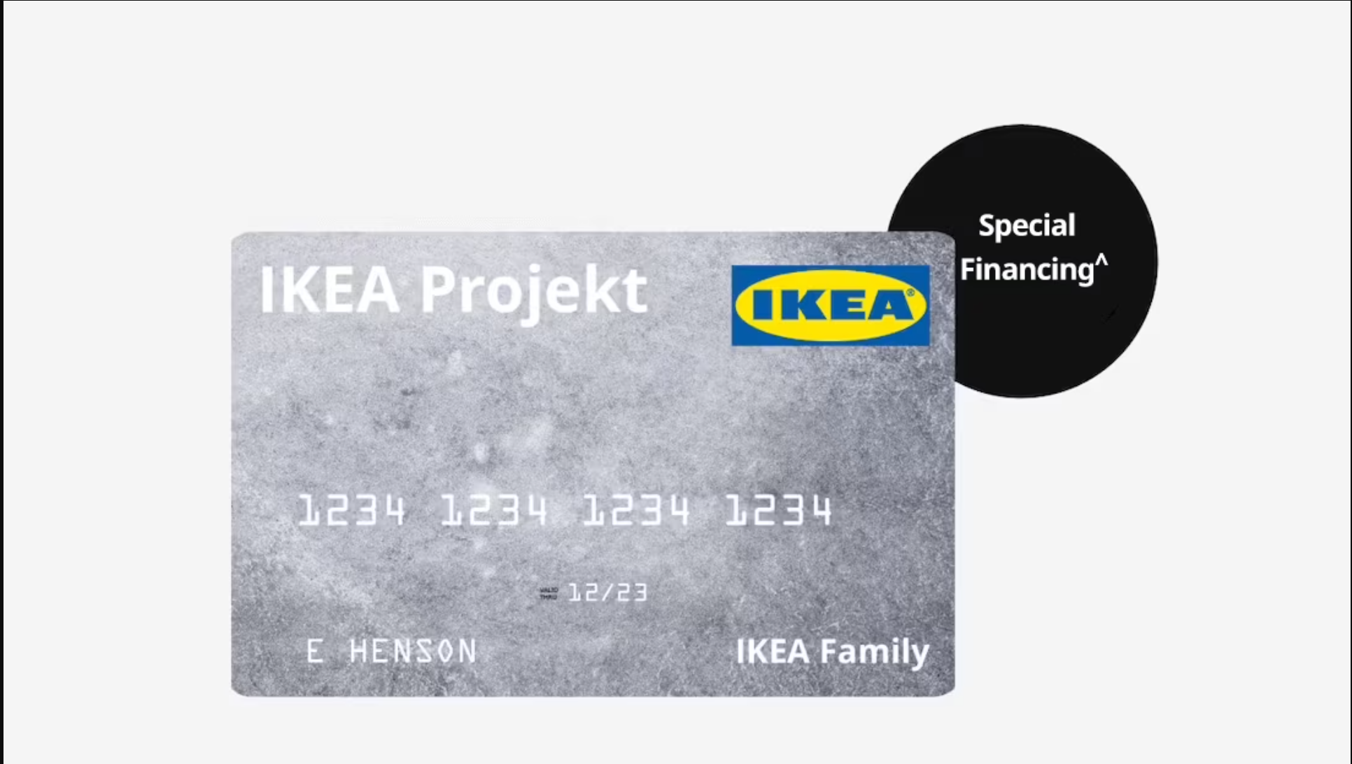 IKEA Projekt Credit Card Bill Pay